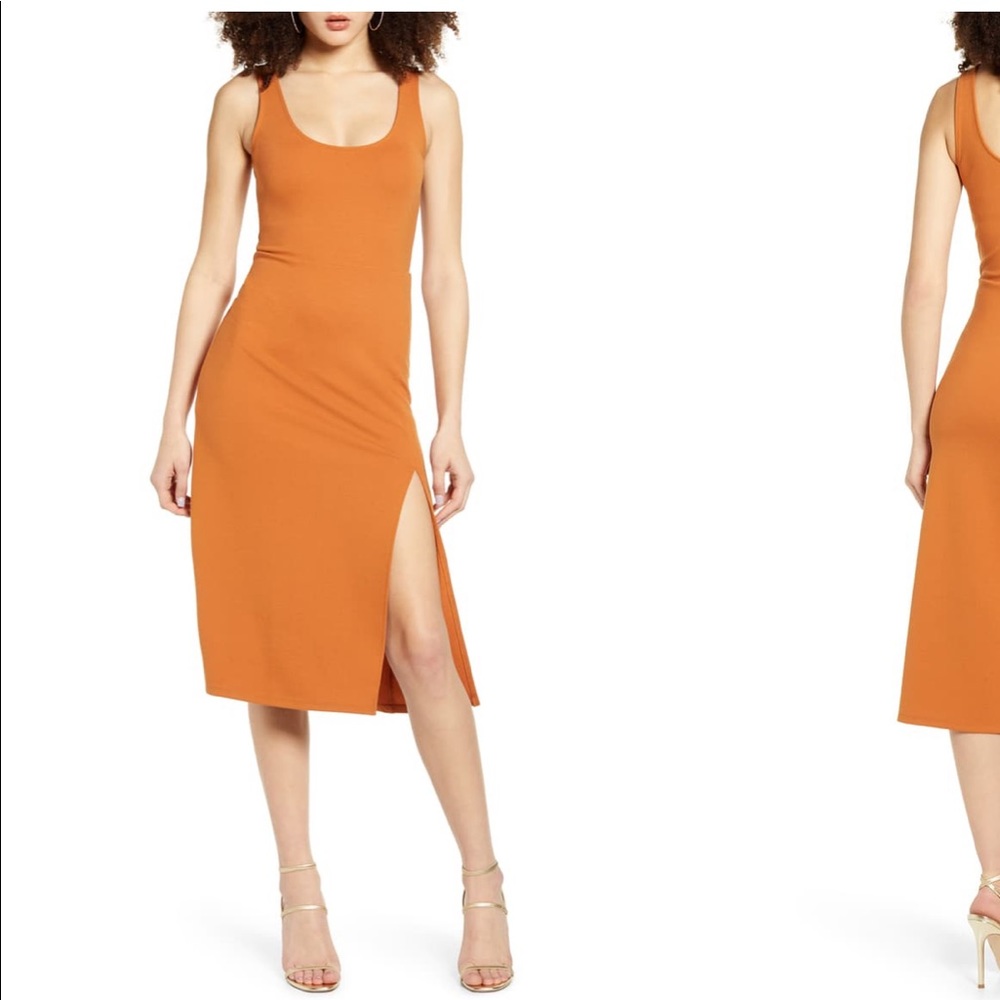 NWT Cute dress with leg slit.Sold out at Nordstrom